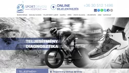 Sportorvosi központ weboldal