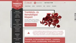 Trombózisközpont honlapja
