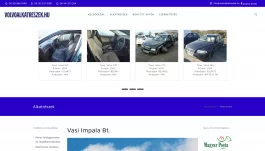 Volvo bontó weboldala